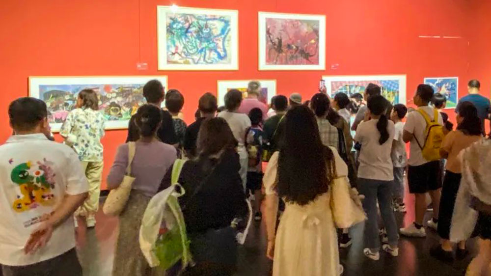 2023年第二屆長沙縣紅色旅游文化節(jié)紅色歷史作品展現場.jpg